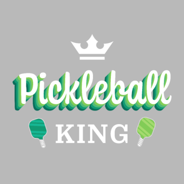 Motiv Pickleball King | Geschenk für Ehemann / Männer