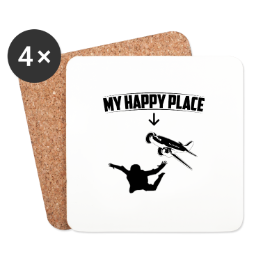 Geschenk für Ehemann Untersetzer - Skydiving Geschenkidee | Skydiver Skydive Sport