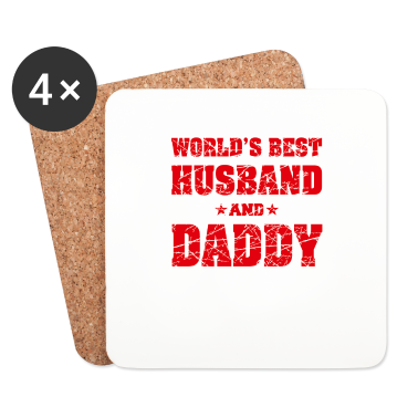 Geschenk für Ehemann Untersetzer - Ehemann Vatertagsgeschenk Großer Vater Ehemann