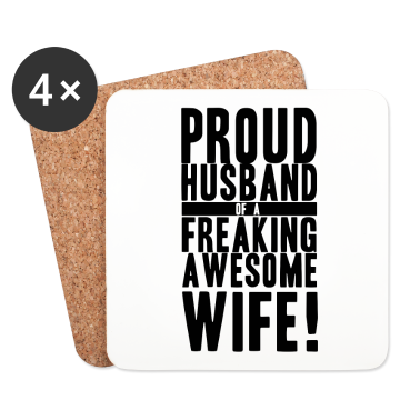 Geschenk für Ehemann Untersetzer - STOLZER EHEMANN! DESIGN FÜR LIEBENDE MÄNNER