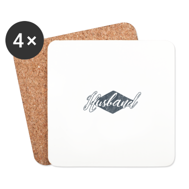 Geschenk für Ehemann Untersetzer - Shirt mit Spruch für besten Ehemann als Geschenk