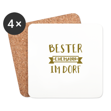 Geschenk für Ehemann Untersetzer - Bester Ehemann