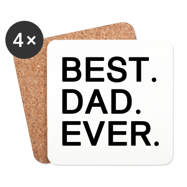 Geschenk für Ehemann Untersetzer - Beste. Papa. Je. Geschenke für Väter, Ehemänner, Söhne ...