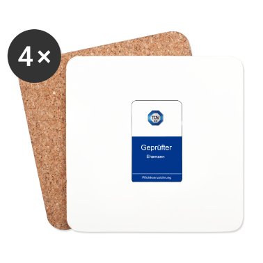 Geschenk für Ehemann Untersetzer - Geprüfter Ehemann