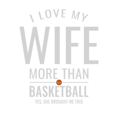 Motiv Lustiges Hochzeitstag-Geschenk des Basketball-Ehemanns