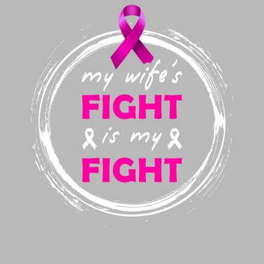 Motiv Brustkrebs-Ehemann Der Kampf meiner Frau