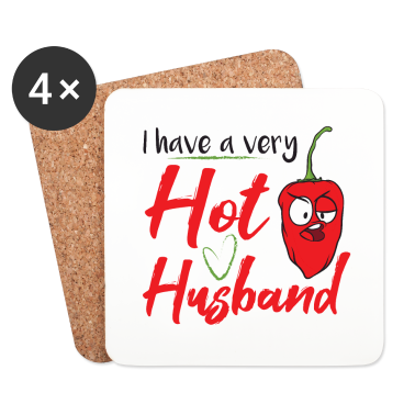 Geschenk für Ehemann Untersetzer - Chili Ehemann