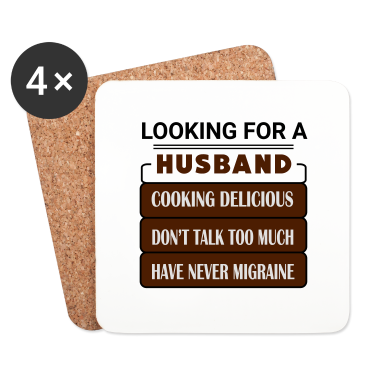 Geschenk für Ehemann Untersetzer - Auf der Suche nach einem Ehemann