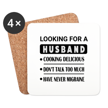 Geschenk für Ehemann Untersetzer - Auf der Suche nach Ehemann