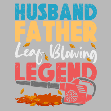 Motiv Landschaftsgärtner Laubbläser Ehemann Papa Garten