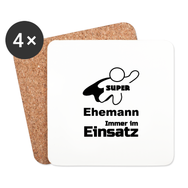 Geschenk für Ehemann Untersetzer - Super Ehemann Geschenk