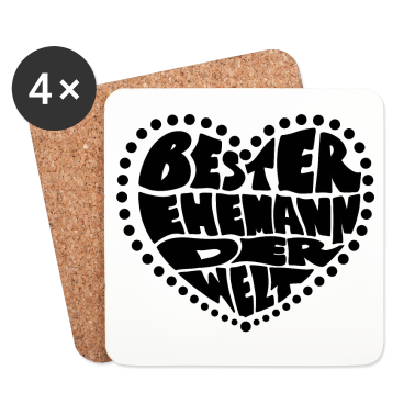 Geschenk für Ehemann Untersetzer - Bester Ehemann Der Welt