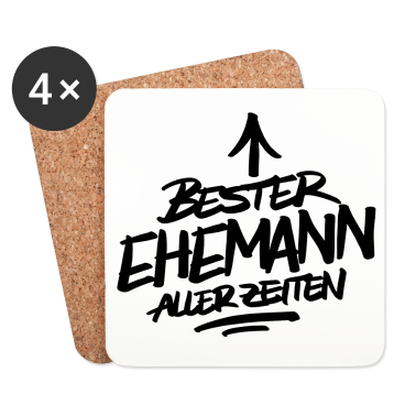 Geschenk für Ehemann Untersetzer - Bester Ehemann Aller Zeiten
