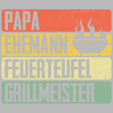 Motiv Papa Ehemann Feuerteufel Grillmeister Für Griller