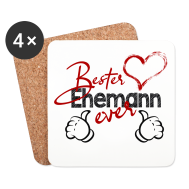 Geschenk für Ehemann Untersetzer - Bester Ehemann Ever