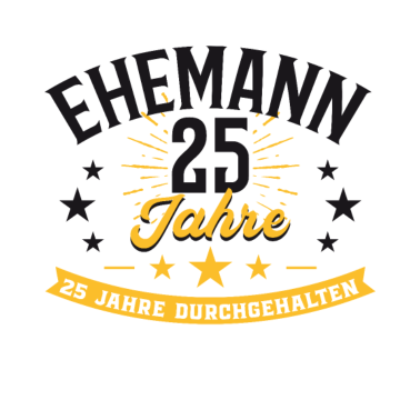 Motiv Silberhochzeit Ehemann