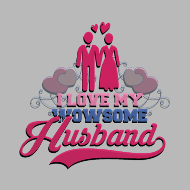 Motiv Ich liebe meinen Ehemann sehr