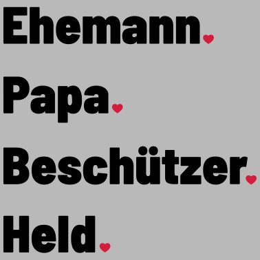 Motiv Ehemann Papa Beschützer Held