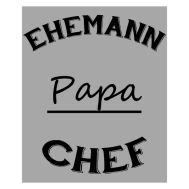 Motiv Ehemann Papa Chef T-Shirt bester Ehemann, Papa