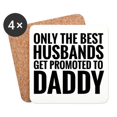 Geschenk für Ehemann Untersetzer - Cooler bester Ehemann. Geschenke für New Daddy.Super Hubby