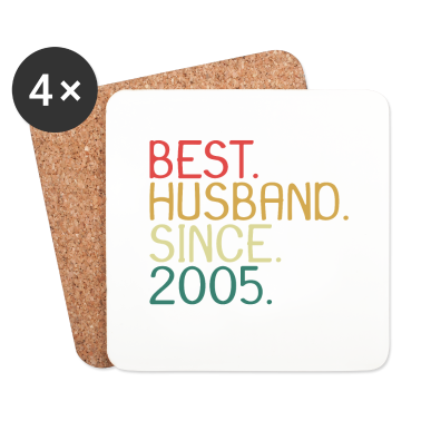 Geschenk für Ehemann Untersetzer - Bester Ehemann seit 2005