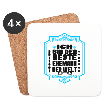 Geschenk für Ehemann Untersetzer - Hochzeitstag bester Ehemann Geschenk