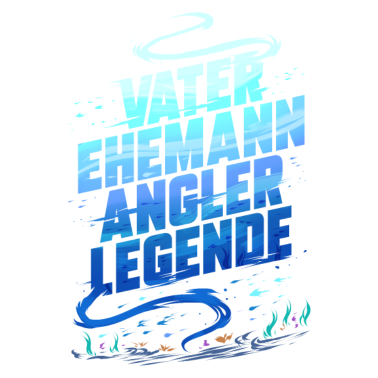 Motiv Vater Ehemann Angler Legende