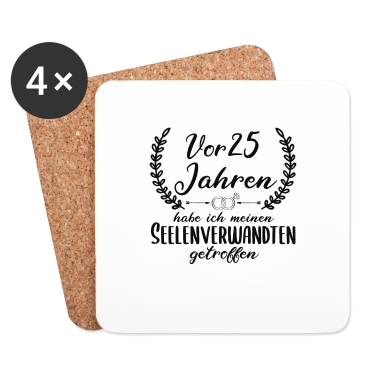 Geschenk für Ehemann Untersetzer - Silberhochzeit Hochzeitstag Ehemann Geschenk