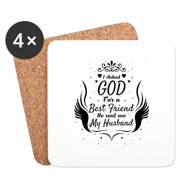 Geschenk für Ehemann Untersetzer - Gott Ehemann Geschenk