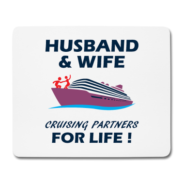 Geschenk für Ehemann Mousepad - Geschenk für Ehemann und Ehefrau-Kreuzfahrtpartner