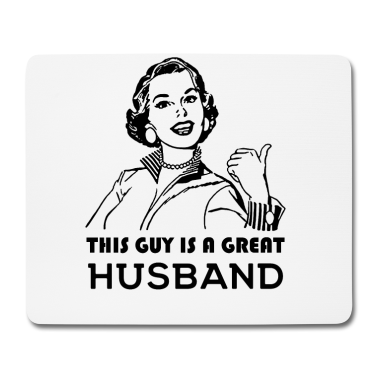 Geschenk für Ehemann Mousepad - Großartiger Ehemann. Familienmotivation