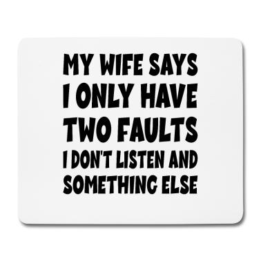 Geschenk für Ehemann Mousepad - Ehefrauen Witz Geschenk für Ehemänner