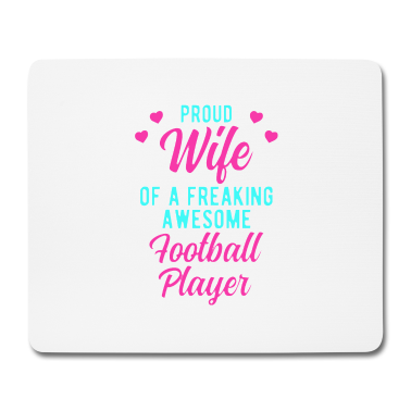 Geschenk für Ehemann Mousepad - Lustiger Fußballer Ehemann Geschenk für