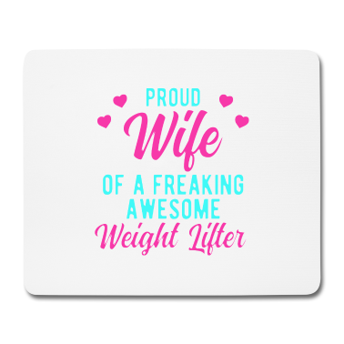 Geschenk für Ehemann Mousepad - Lustiges Gewichtheben Ehemann Geschenk für