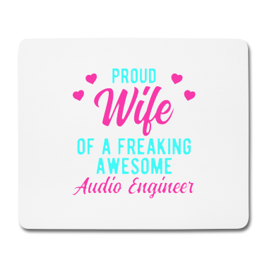 Geschenk für Ehemann Mousepad - Lustiges Tontechniker-Ehemann-Geschenk für