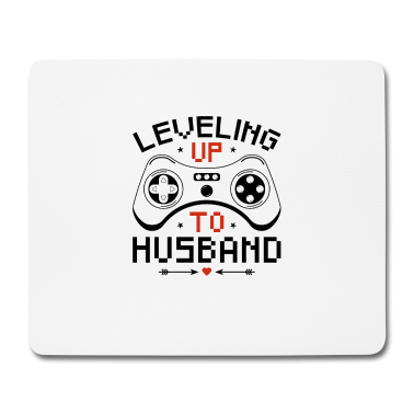 Geschenk für Ehemann Mousepad - Aufstieg zum Ehemann Engagement Videospielliebhaber