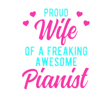Motiv Lustiger Pianist Ehemann Phrase Geschenk für