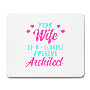 Geschenk für Ehemann Mousepad - Lustige Architektur Ehemann Phrase Geschenk für