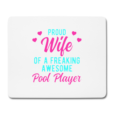 Geschenk für Ehemann Mousepad - Lustige Billard Ehemann Phrase Geschenk für