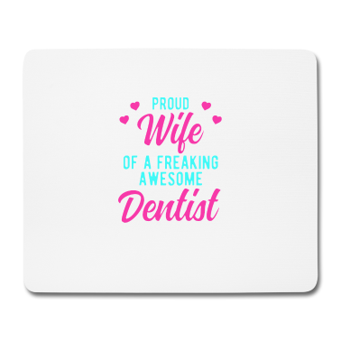 Geschenk für Ehemann Mousepad - Lustiger Zahnarzt Ehemann Phrase Geschenk für