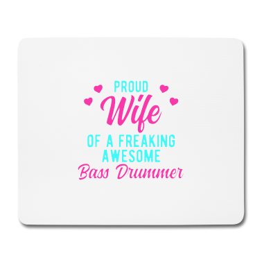 Geschenk für Ehemann Mousepad - Lustiges Marching Drumband Ehemann Geschenk für