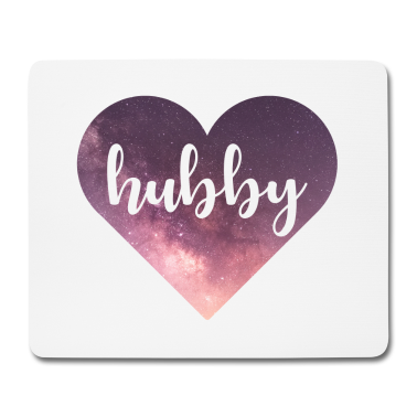 Geschenk für Ehemann Mousepad - Ehemann Galaxy Herz