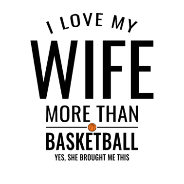 Motiv Lustiges Hochzeitstag-Geschenk des Basketball-Ehemanns