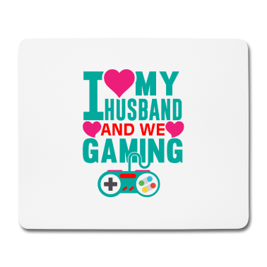 Geschenk für Ehemann Mousepad - Ich liebe meinen Ehemann