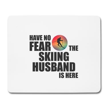 Geschenk für Ehemann Mousepad - Der Ski Ehemann