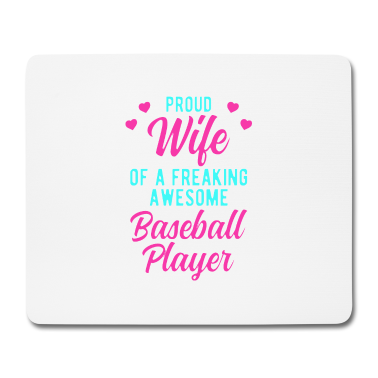 Geschenk für Ehemann Mousepad - Lustiges Baseball-Liebhaber-Ehemann-Geschenk für