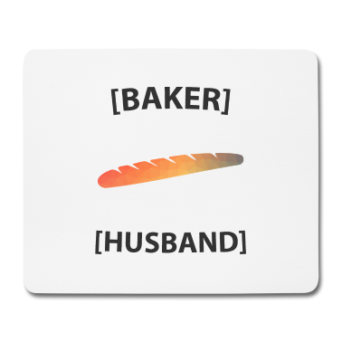 Geschenk für Ehemann Mousepad - Bäcker Ehemann