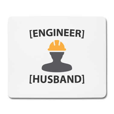 Geschenk für Ehemann Mousepad - Ingenieur Ehemann