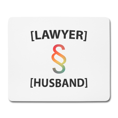 Geschenk für Ehemann Mousepad - Anwalt Ehemann