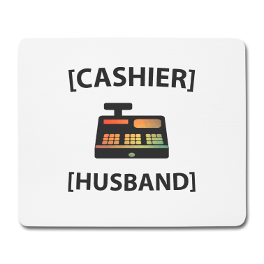 Geschenk für Ehemann Mousepad - Kassierer Ehemann